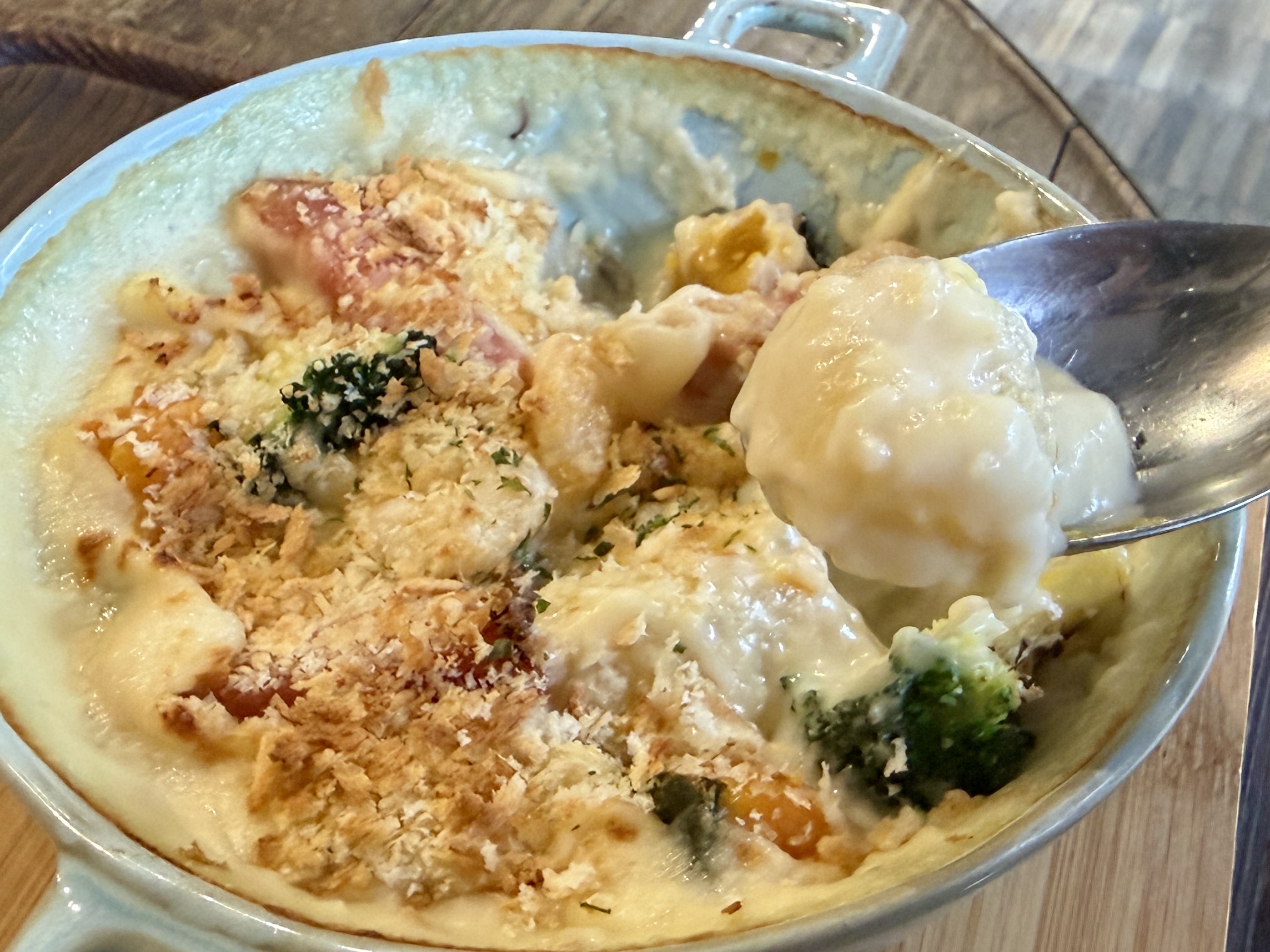 リンクカフェグラタンランチの中に入っているじゃがいものニョッキの画像