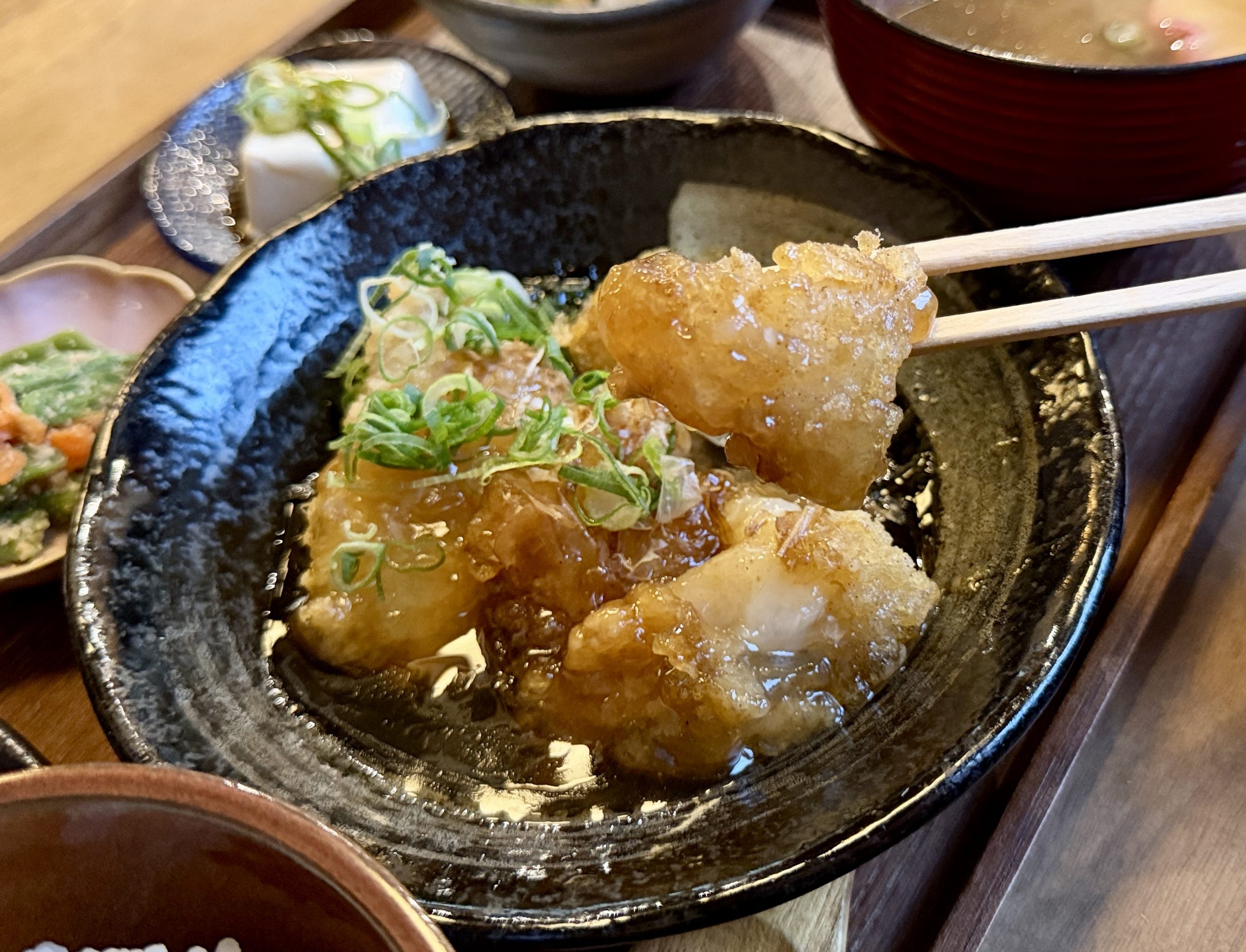 カレイの揚げ出し写真